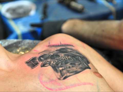 Stop motion by 4pixels [george's tattoo by Alex Gotza-Dirty Roses]