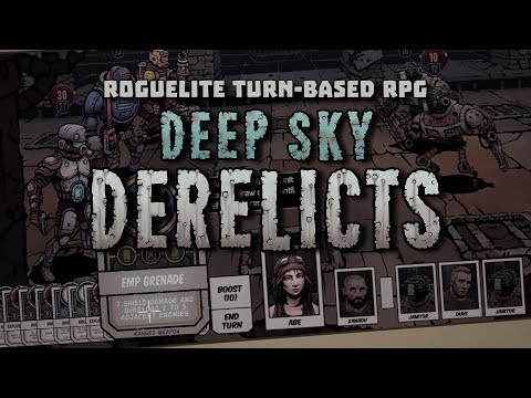 Deep Sky Derelicts | Roguelite Turn-based RPG - Early Access Launch Trailer (2017) thumbnail