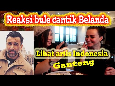 REAKSI CEWEK CANTIK BELANDA LIHAT ARTIS INDONESIA GANTENG.(Baim Wong, Raffi Ahmad, Jeremy Thomas)