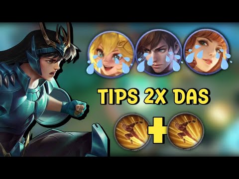 TIPS DAN TRIK MAIN CHOU 2 DAS | TUTORIAL CHOU DAMAGE - TOP GLOBAL CHOU MLBB