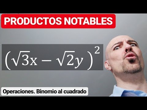 OPERACIONES CON PRODUCTOS NOTABLES. BINOMIO AL CUADRADO