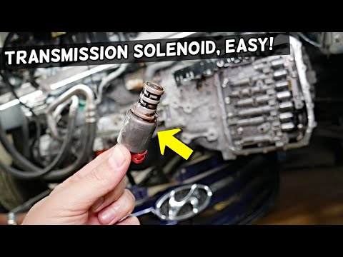 HOW TO REPLACE TRANSMISSION SOLENOID HYUNDAI SONATA ELANTRA SANTA FE TUCSON ACCENT VELOSTER