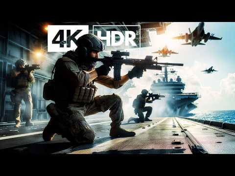 Battle of Suez Canal | 4K 60FPS HDR | Battlefield 4 | Realistic IMMERSIVE Cinematic Gameplay