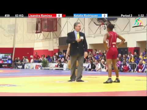 2012 Pan Am: 63 KG 3rd Place: Lisandra Ramirez (CUB) vs. Natalia Rodriquez (PUR)