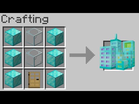Minecraft but you can make a CITY from any block...