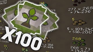 Completing 100 Farming Contracts on OSRS
