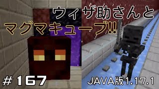 【ちのんのマイクラ実況】#167 ウィザ助さんとマグマキューブ!!(JAVA版1.17.1)