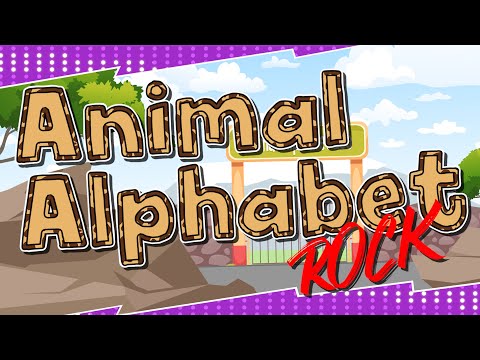Animal Alphabet Rock | ABC Letter Sounds for Kids | Jack Hartmann | Alphabet Song