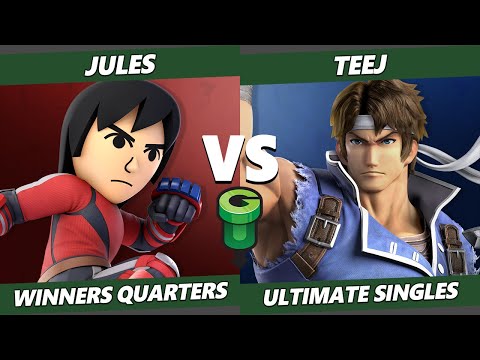 Game Underground Winners Quarters - Jules (Mii Brawler) Vs. TEEJ (Richter) SSBU Ultimate Tournament