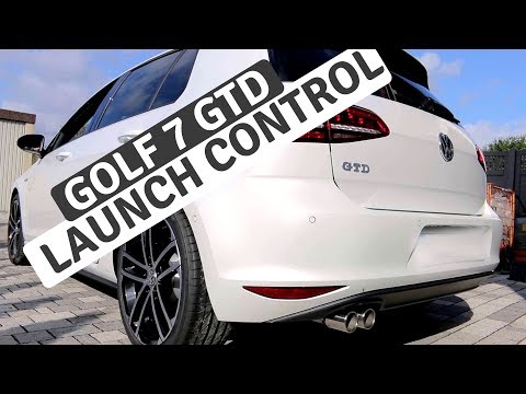 VW Golf 7 GTD 184PS 0-100 ACCELERATION | LAUNCH CONTROL |