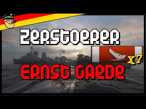 Ernst Gaede || 7 Abschüsse im 10 vs. 10 Spiel || World of Warships