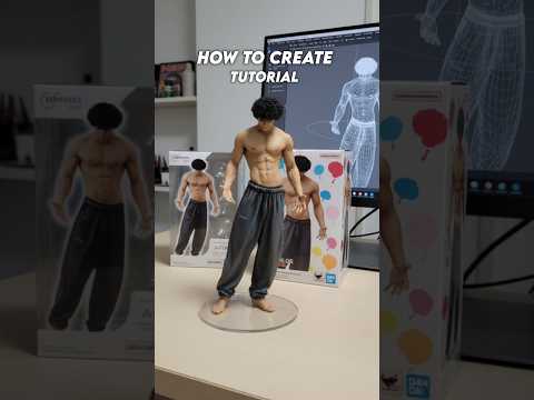 3D Model to Realistic Bodybuilder Figure 💀 | Unreal Transformation Tutorial #gemini