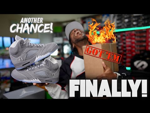 THEY’RE FINALLY HERE! ARE JORDANS THAT RETAIL FOR $1K CRAZY & ONE MORE CHANCE EA FOR JORDAN 5 WOLF