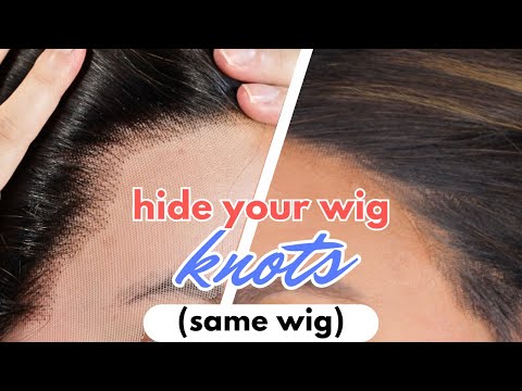 how to cover dots on wigs (knots) & create a scalp like effect (without bleaching)