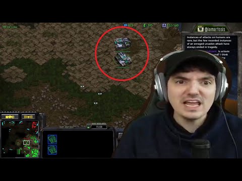Guys in the chat piloting siege tanks - Artosis Starcraft Remastered