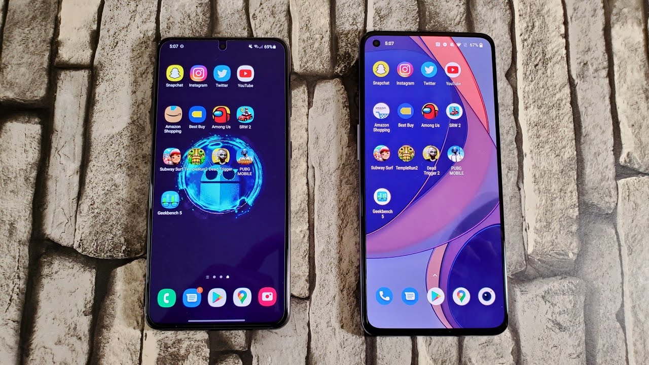 OnePlus 9 vs Samsung Galaxy S21 Speed Test