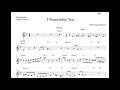 Tom Harrell's trumpet solo TRANSCRIPTION on 'I Remember You' (Bb)
