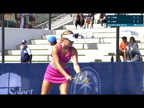 Orange County Cup - Womens Singles Semi Final - Waters Vs Smith