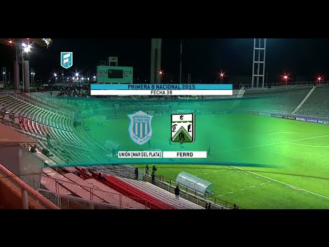 Fútbol en vivo Unión - Ferro Fecha 38 B Nacional 2015 FPT