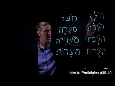Intro to Hebrew Participles (p39-40)