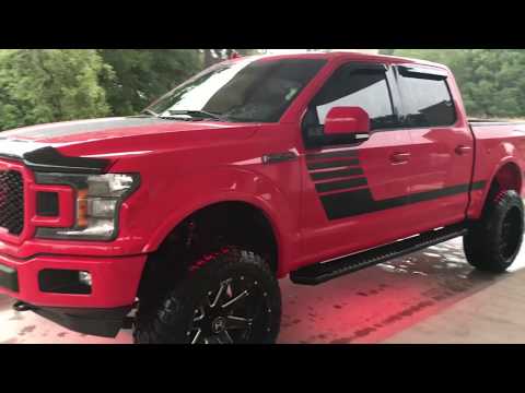 2018 Ford F-150 lifted on 22x12 Hostile Alpha blade cut on 35s hunter fury RT