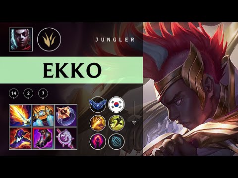 Ekko Jungle vs Gragas - KR Diamond Patch 25.24