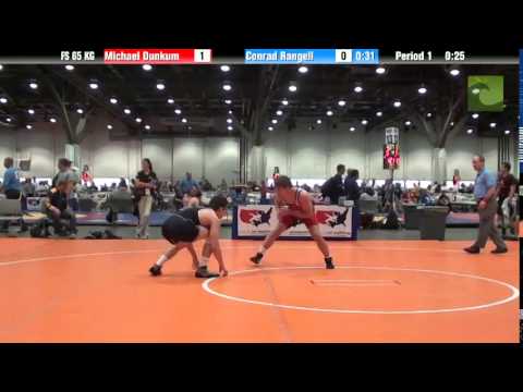 Mens FS FS 65 KG - Michael Dunkum vs. Conrad Rangell