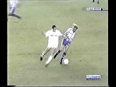 La Liga 1989/90: Jornada 7ª - Real Madrid VS CD. Málaga (14/10/1989) ● PARTIDO COMPLETO