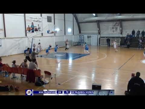 1ZLS 8. kolo / ŽKK Radnički - ŽKK Radivoj Korać