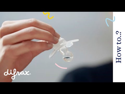 How do I remove water from the Difrax pacifier