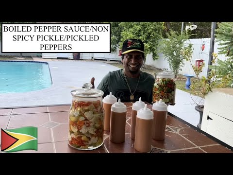 BOILED PEPPER SAUCE/NON SPICY PICKLE/PICKLED PEPPERS