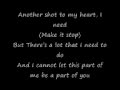 Lostprophets - Another shot Lyrics 2012 