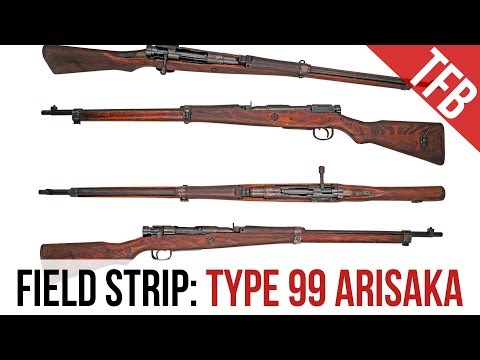 Japanese WWII Arisaka Type 99 Rifle Field Strip