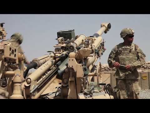 173RD AIRBORNE M777 HOWITZER FIRE MISSION - AFGHANISTAN