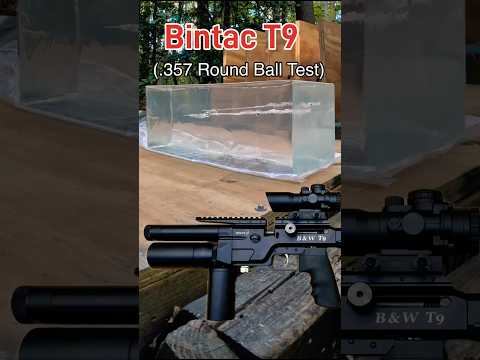 Bintac T9 – .357 Rundballistik-Geltest #Luftgewehr #AEA #Bintac