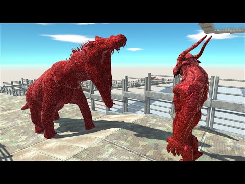BRACHIOSPINOSAURUS DEATH CLIMB - Animal Revolt Battle Simulator
