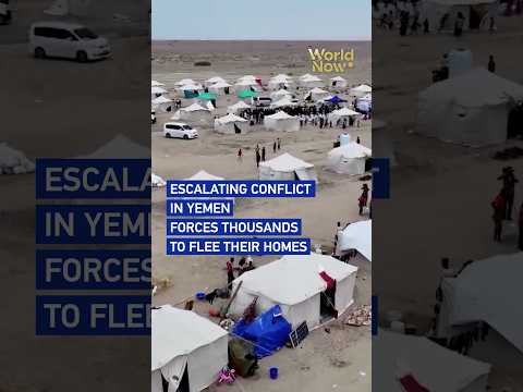 Escalating conflict in Yemen forces thousands to flee their homes