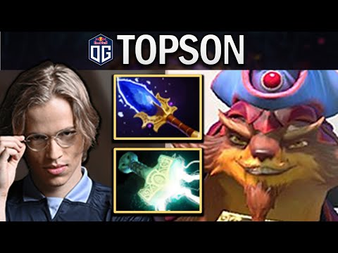 OG.TOPSON PANGOLIER WITH AGHANIMS-MJOLNIR - DOTA 2 7.29 GAMEPLAY