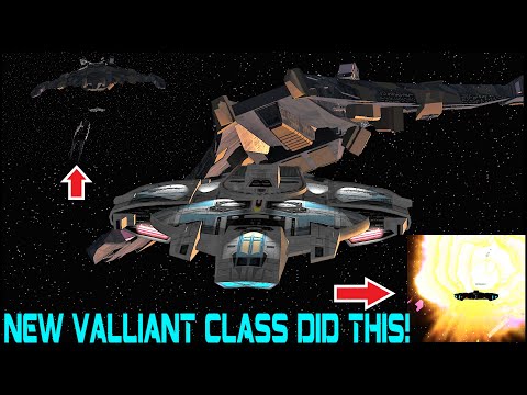NEW STARSHIP ARRIVES! - Valiant Class X From Hell  ATTACKS Jem'Hadar BattleShip!
