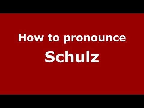How to pronounce Schulz (Spanish/Argentina) - PronounceNames.com