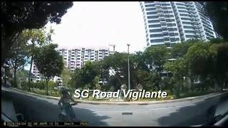 4par2026 victoria park road camcar near miss with cyclist at the tjunction