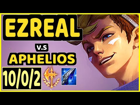 HENA (EZREAL) vs APHELIOS - QUADRAKILL 10/0/2 KDA BOTTOM ADC CHALLENGER GAMEPLAY - KR