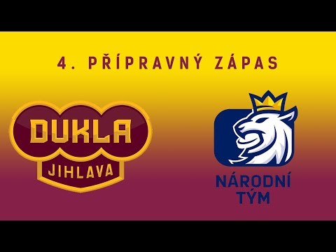 4. přípravný zápas (15.8.2019) HC Dukla Jihlava - Reprezentační tým České republiky