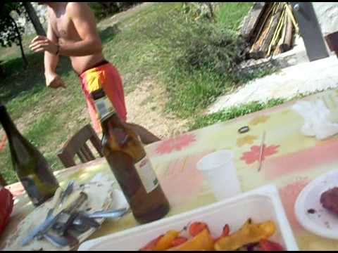 Paolo e la Diesel (Ferragosto 2009 in vigna Gianotti - Montalto Dora)