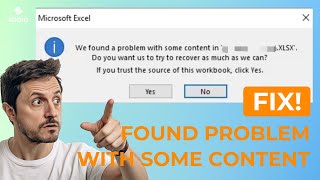 [Solved] We Found a Problem with Some Content in Excel 2013/2016