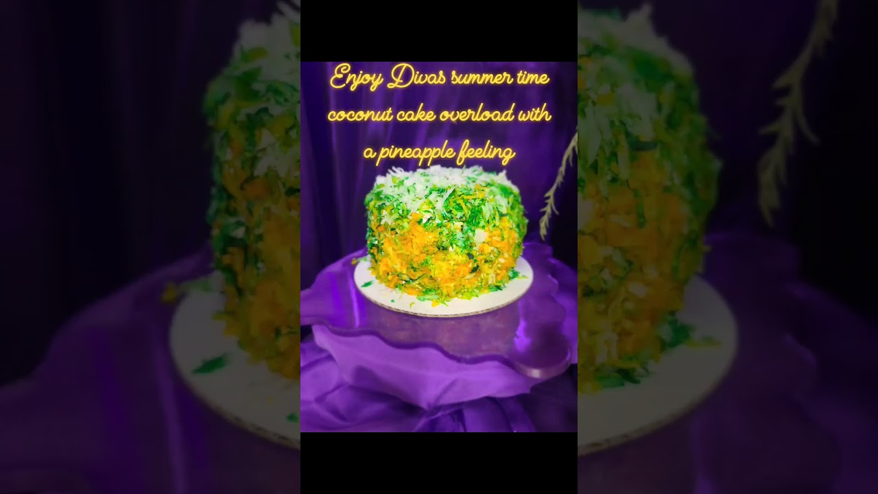 Divas Coconut pineapple cake