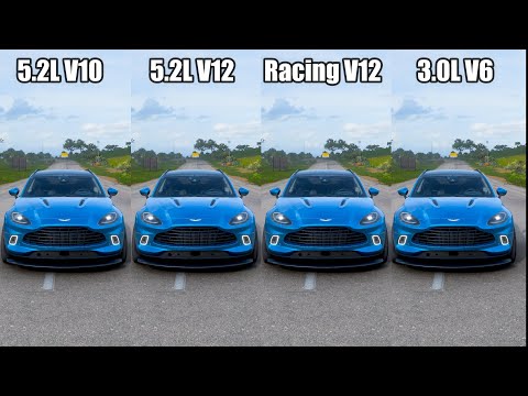 Forza Horizon 5 || 2021 Aston Martin DBX || All Engine Swaps Top Speed Comparison || Top Speed Test