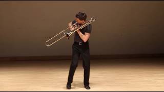 Treatise for solo (dancing) bass trombone