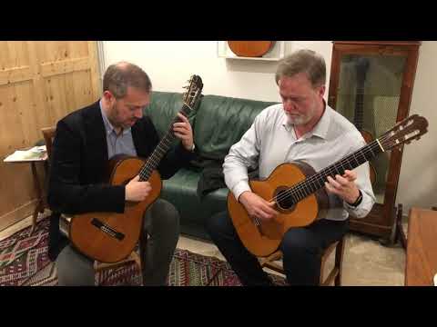 Hauser 1939 (ex Segovia) and Fleta 1937, Timo Korhonen with Andrea Dieci