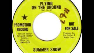 SUMMER SNOW-FLYING ON THE GROUND